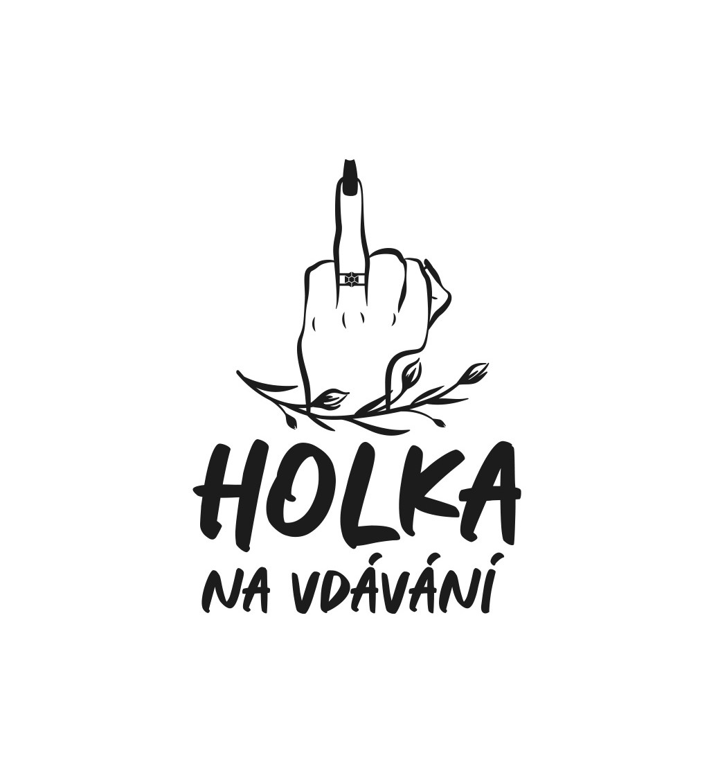 Dámské tričko - bílé, Holka na vdávání