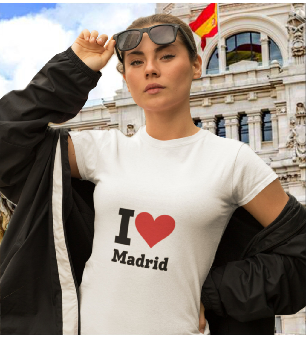 Nažehlovací nápis I love Madrid