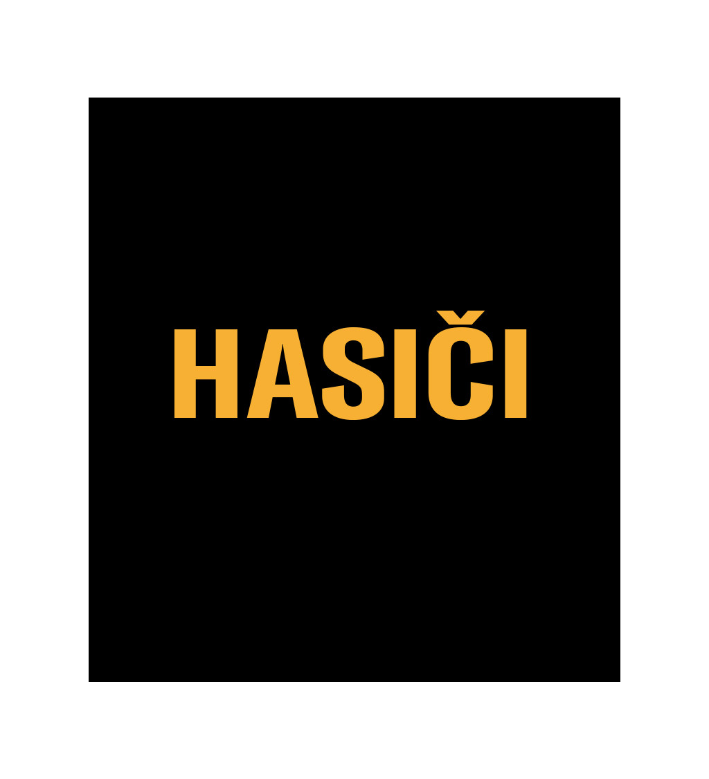 Pánské tričko černé Hasiči S