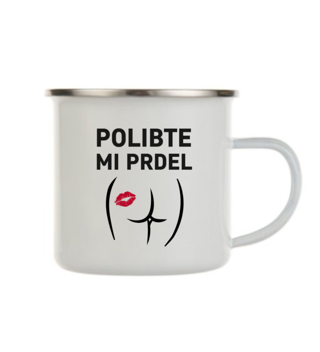 Plecháček bílý Polibte mi prdel