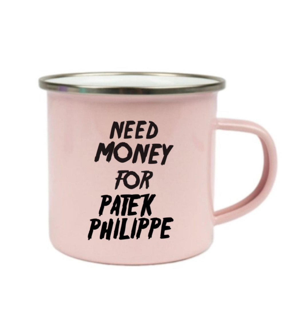 Plecháček růžový Need money for Philippe