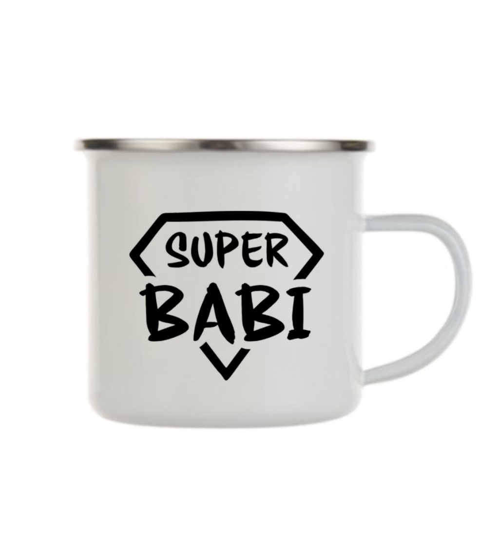 Plecháček bílý Super babi