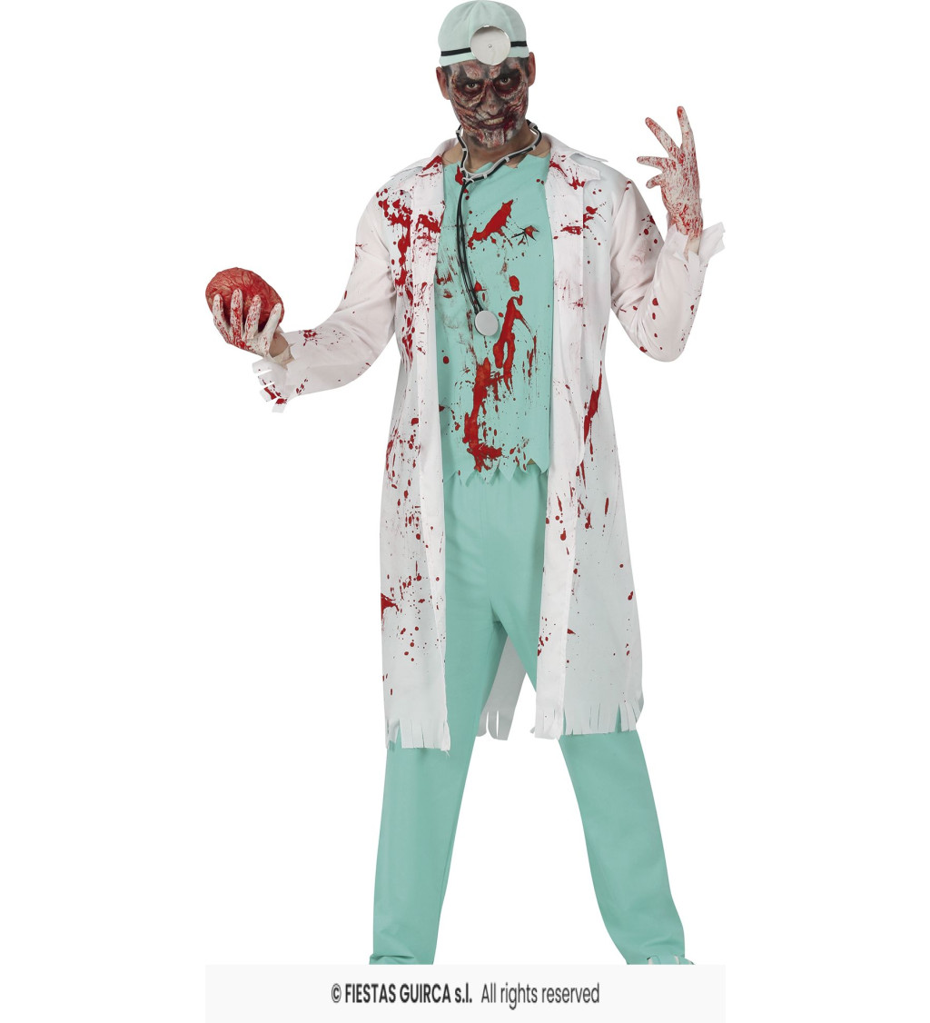 Pánský kostým Zombie doktor