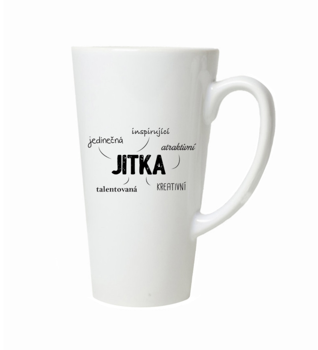 Latte hrnek Jitka