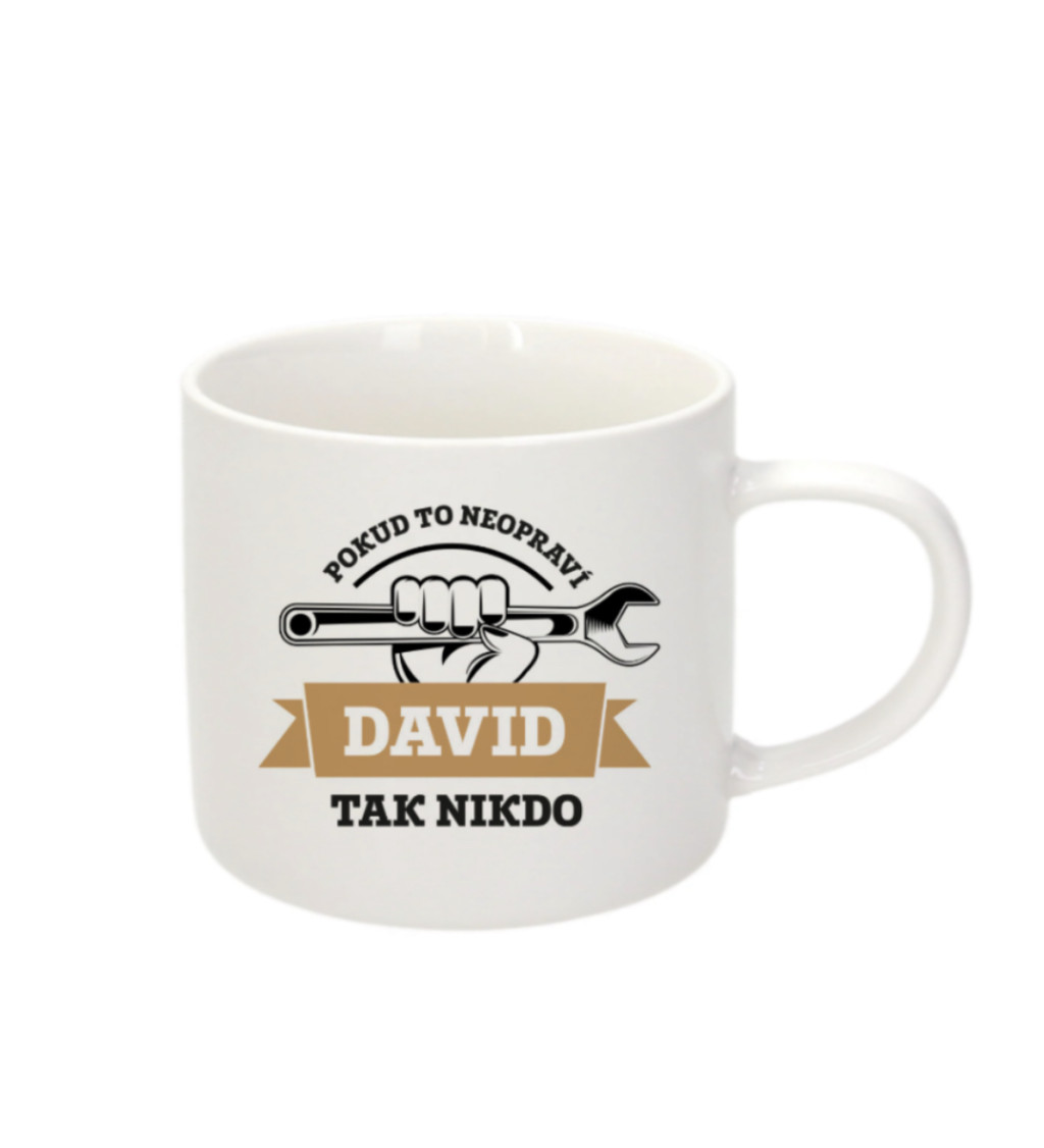 Espresso hrnek Pokud to neopraví David, tak nikdo