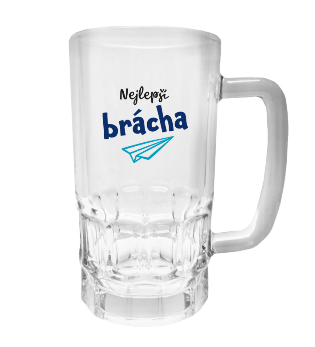 Půllitr s potiskem - Nejlepší brácha, 500 ml