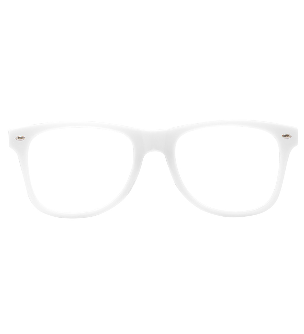 Brýle: bílé