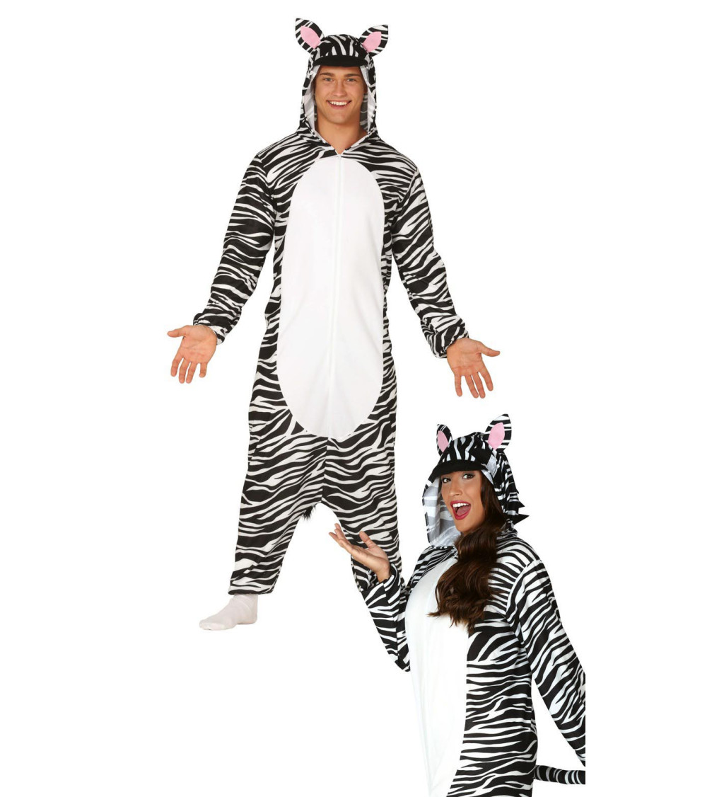 Pánský kostým: Zebra