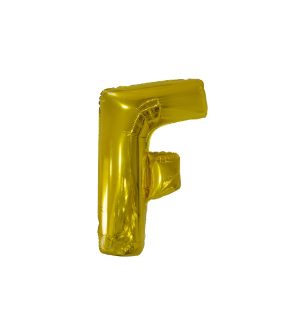 Fóliový zlatý balón F
