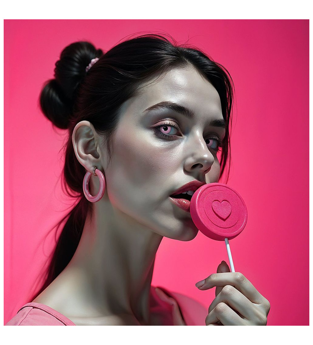 Kontaktní čočky - jedodenní Rose Crush