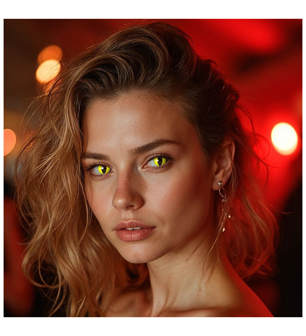 Kontaktní čočky - jednodenní Glowing Wildcat