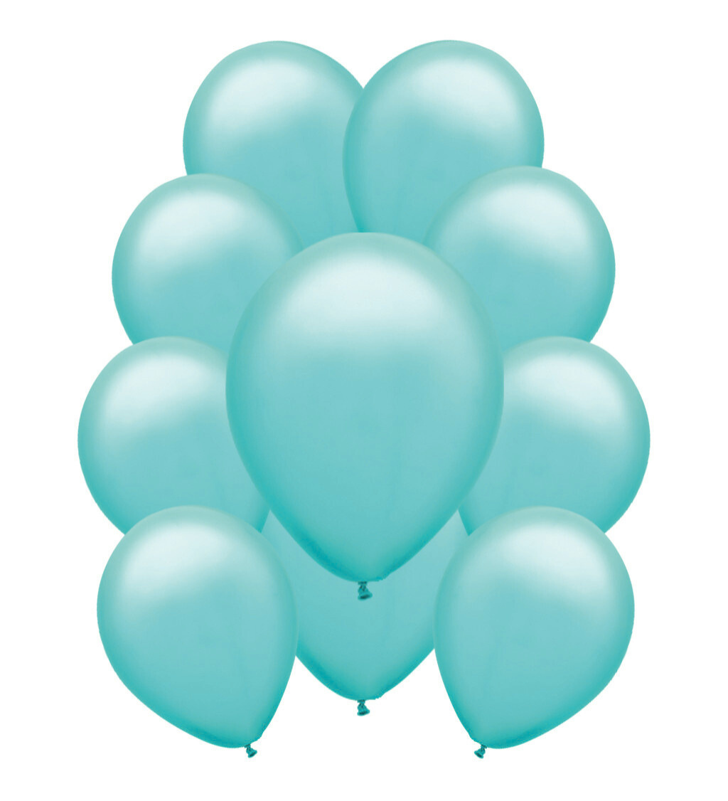 Latexové balónky pastelové - Tyrkysové