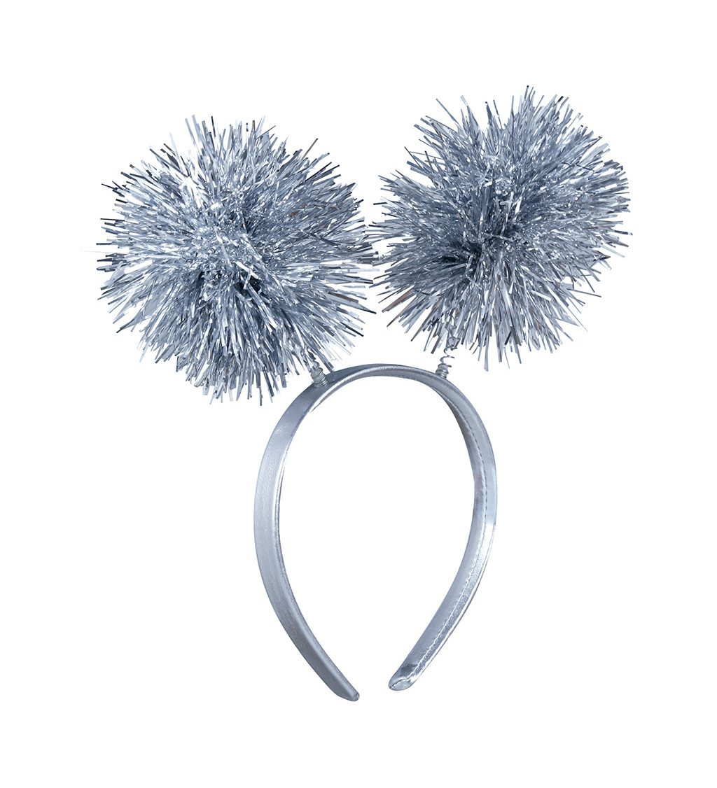 Čelenka - s třásněmi stříbrná