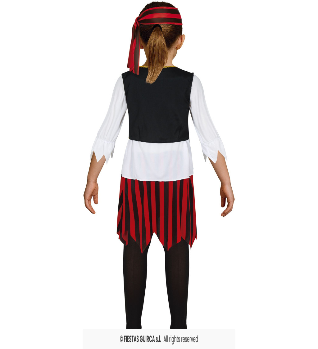 Dětský kostým - Pirátka