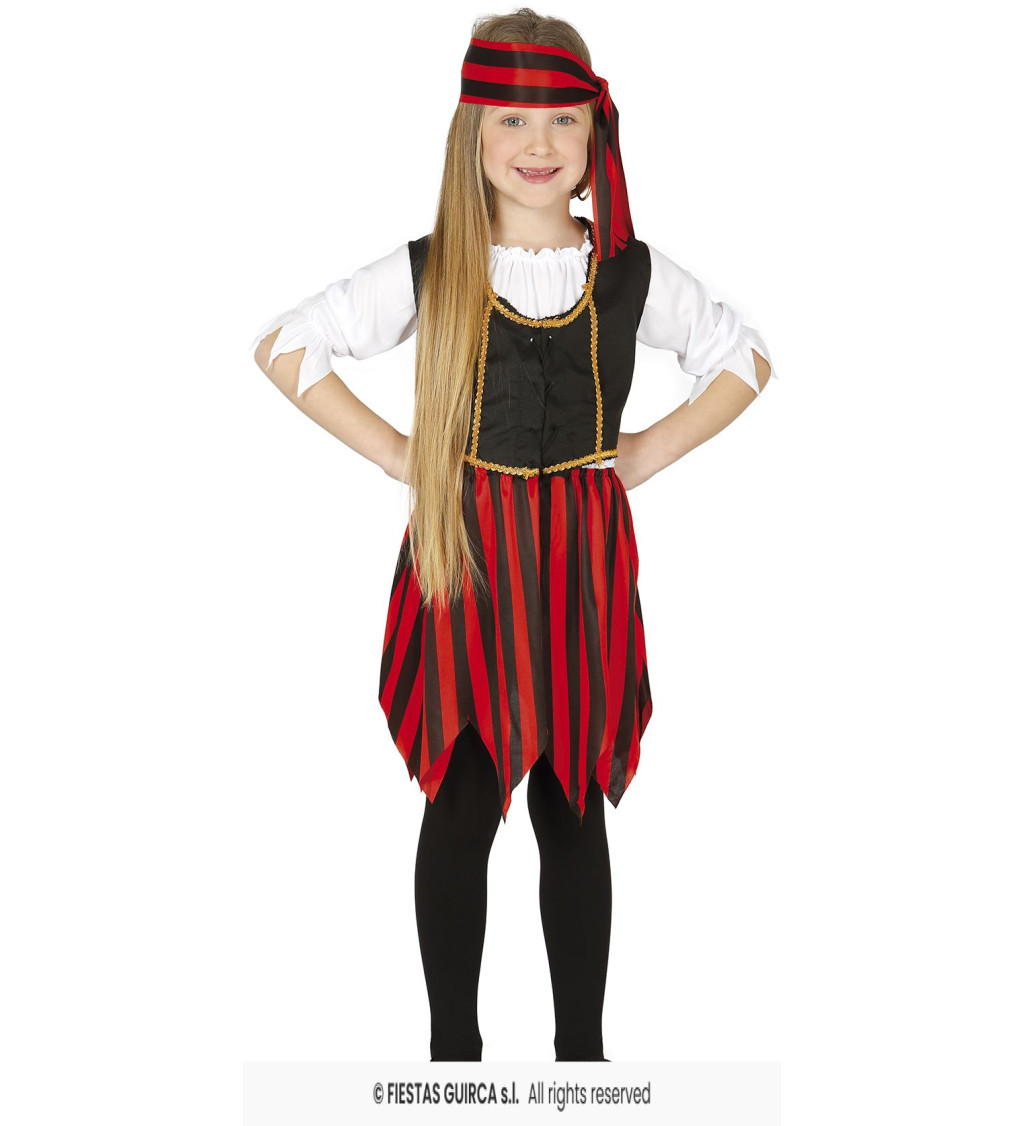 Dětský kostým - Pirátka