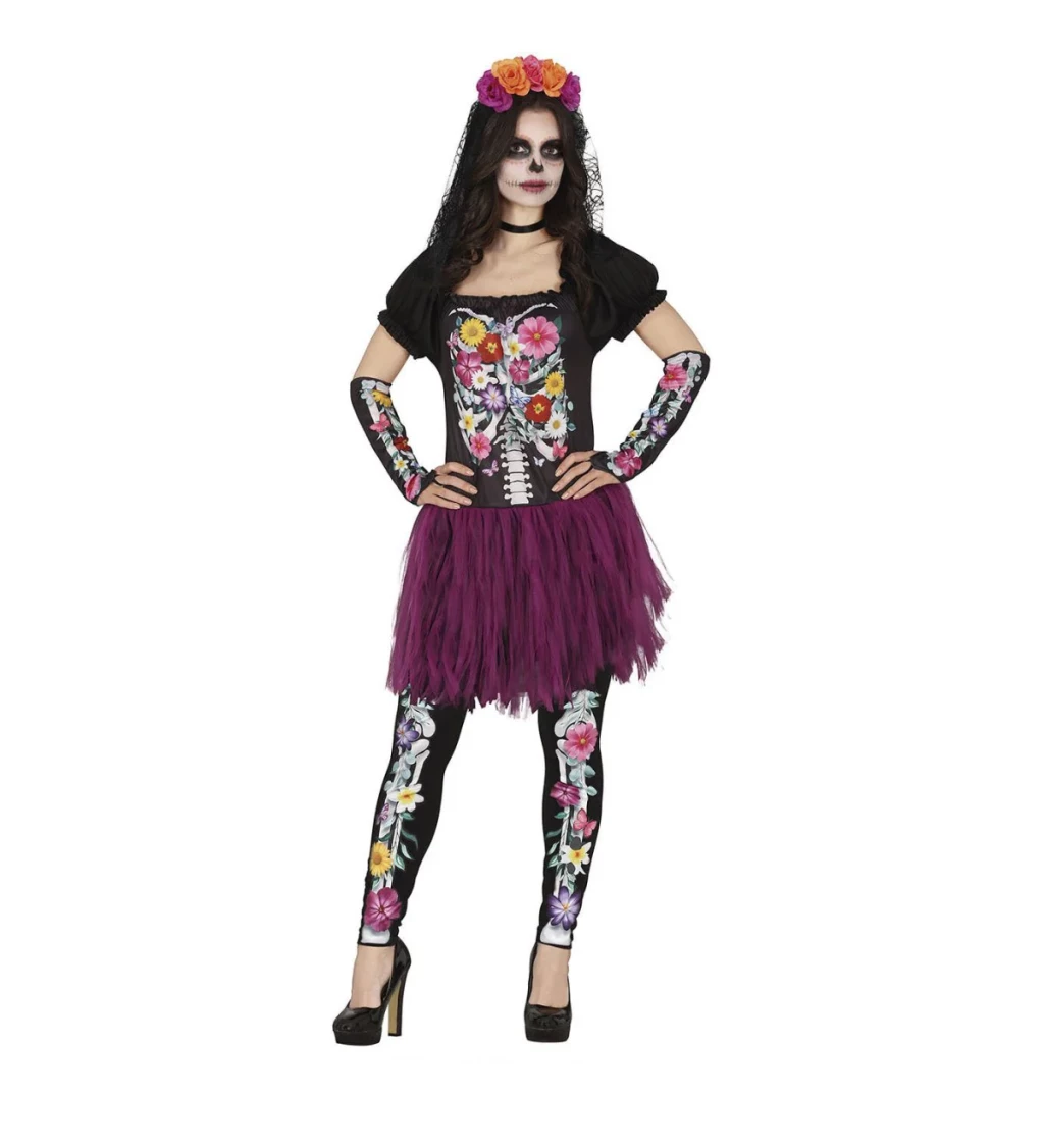 Dámský kostým - Fiestas Catrina
