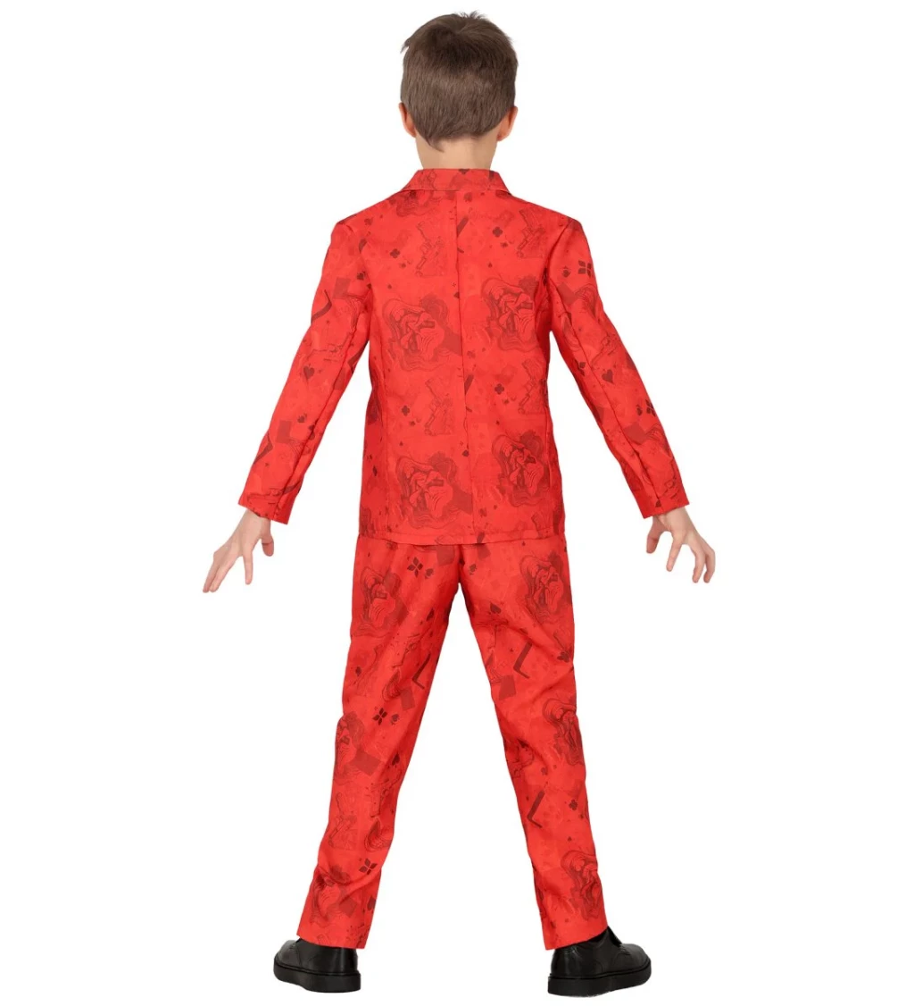 Dětský kostým - červený oblek