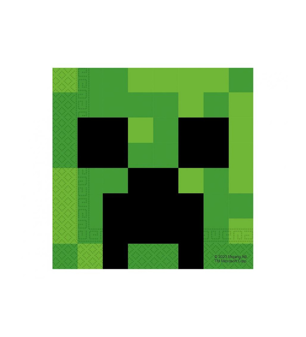 Papírové ubrousky - Minecraft, 20 ks