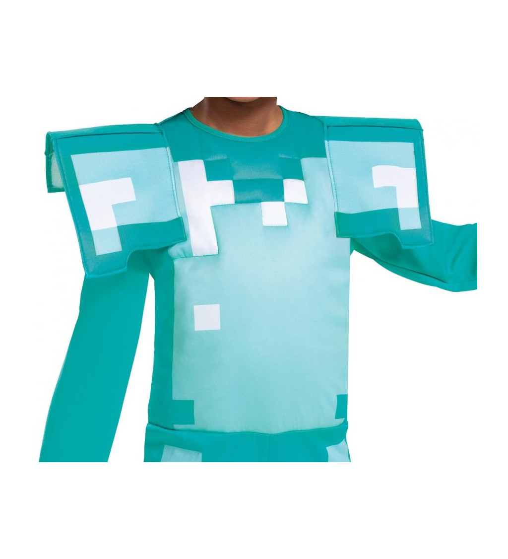 Dětský kostým Minecraft – diamantová zbroj