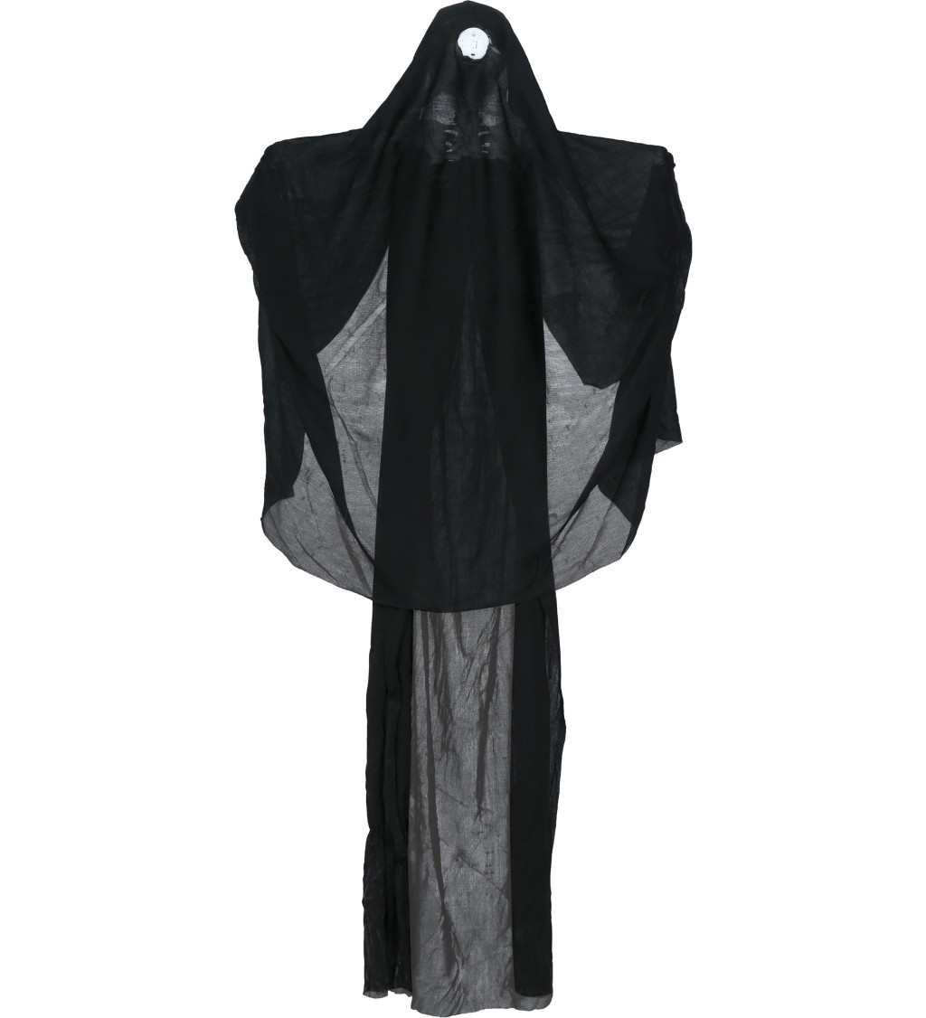 Závěsná halloweenská jeptiška se světlem – 115 cm