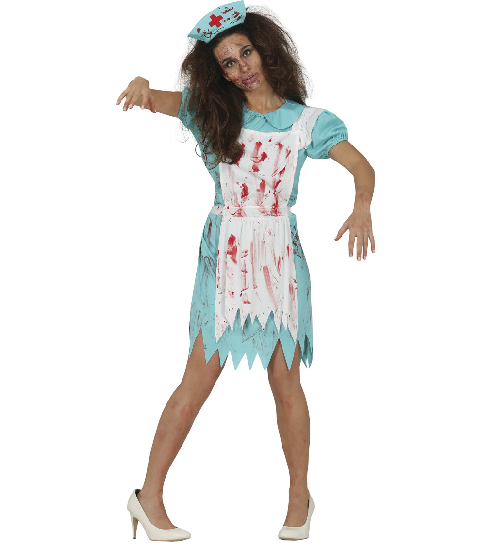 Dámský kostým Zombie sestřička
