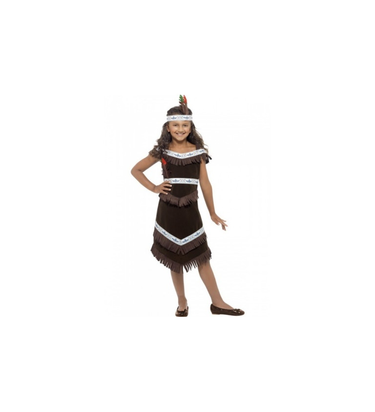 Dětský kostým Indiánské děvče
