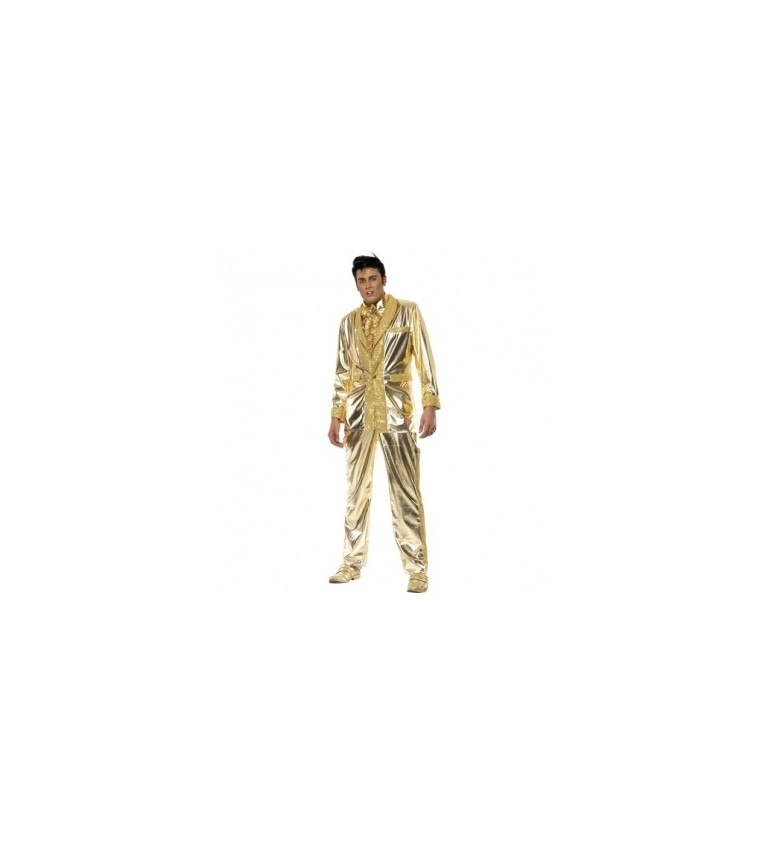 Kostým pro muže - Elvis zlatý