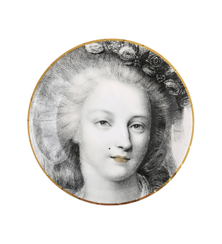 Talířek Versailles s portrétem ženy sada