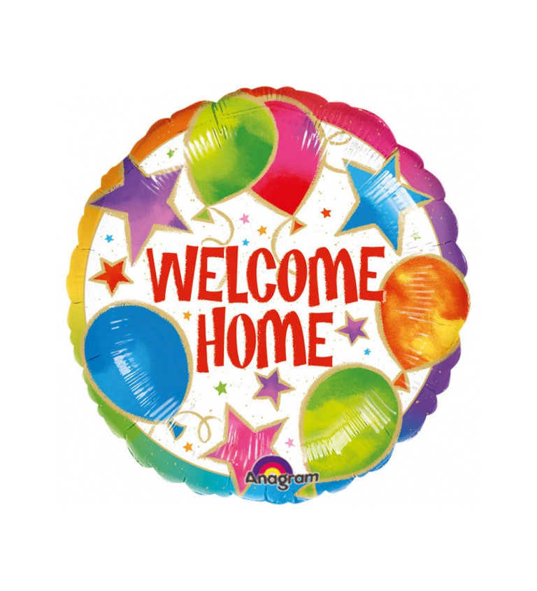 Vítej doma - balónek