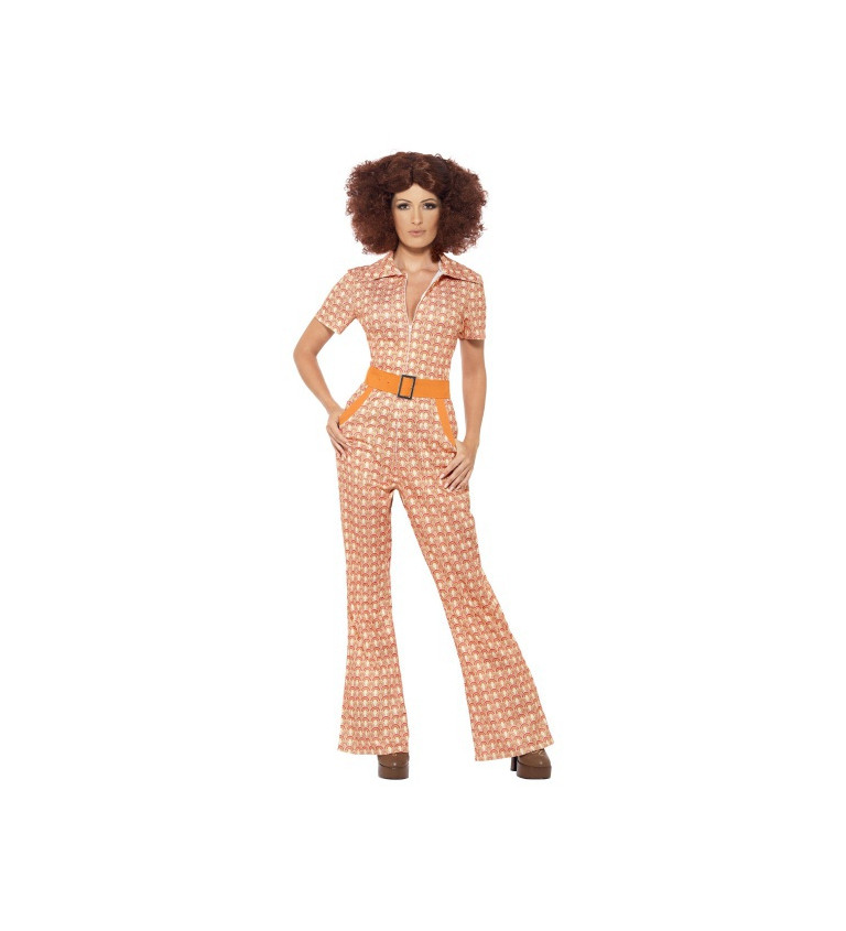 Kostým "70. léta - dámský oranžový"