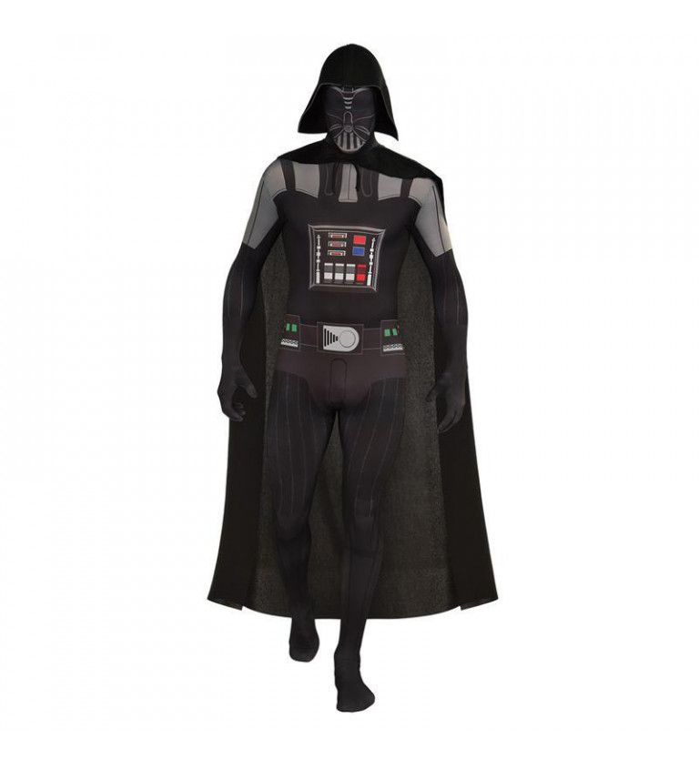 Pánský kostým Darth Vader morphsuit