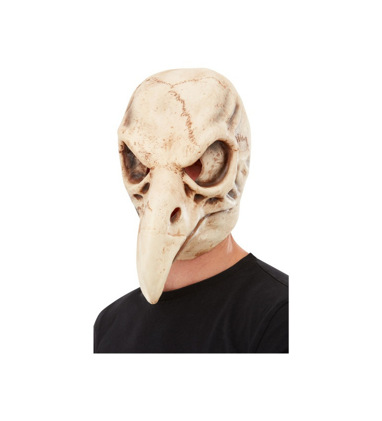 Latexová ptačí lebka - maska