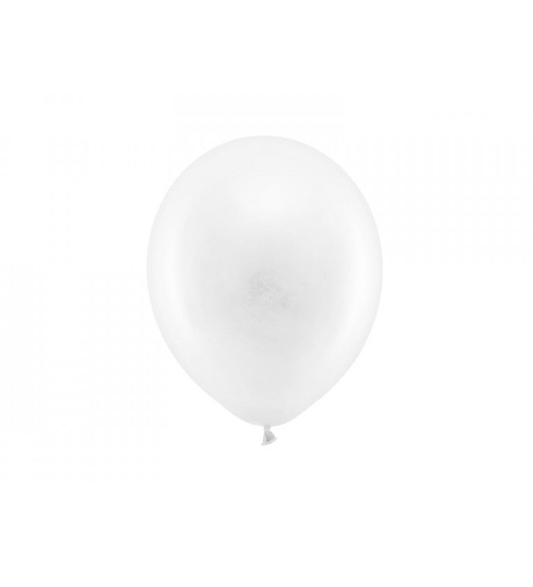 Pastelově bílé balónky