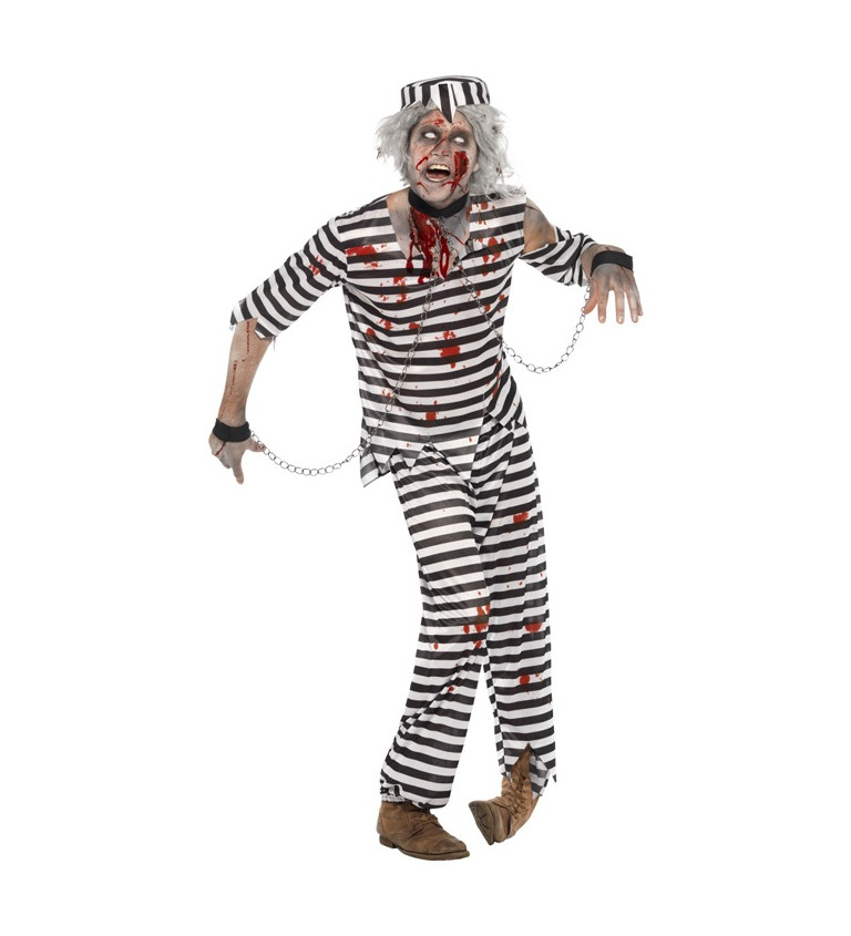 Pánský kostým Zombie vězeň