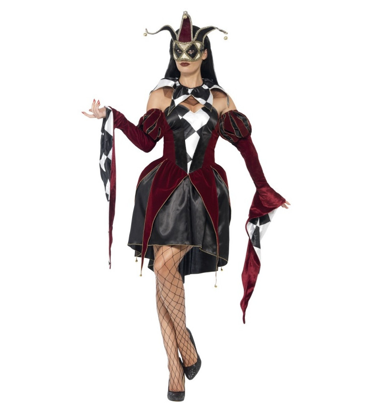 Dámský kostým Gotická harlekýna