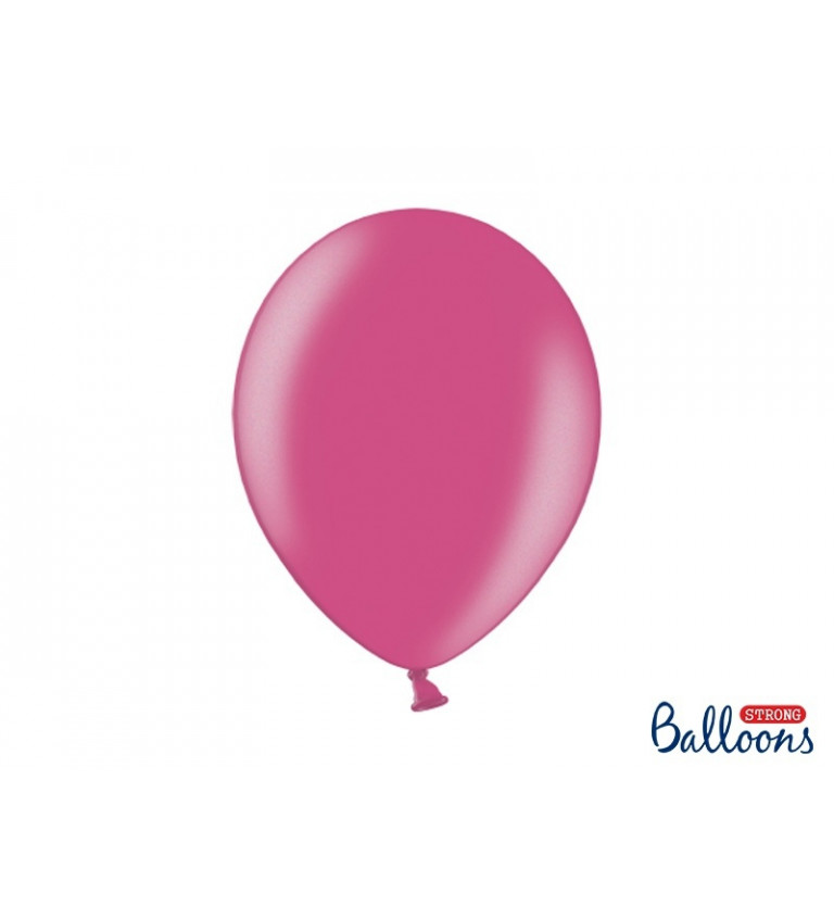 Balónek metalický - růžový
