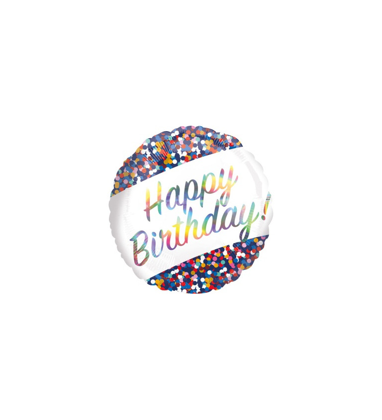 Narozeninový balónek - Happy birthday