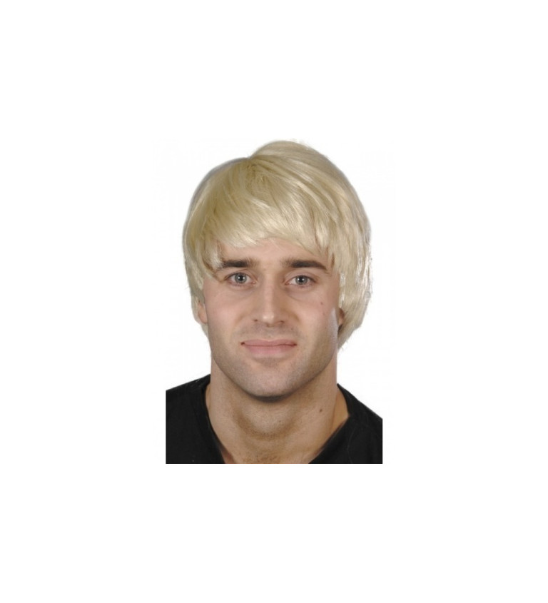Módní pánská paruka – blond
