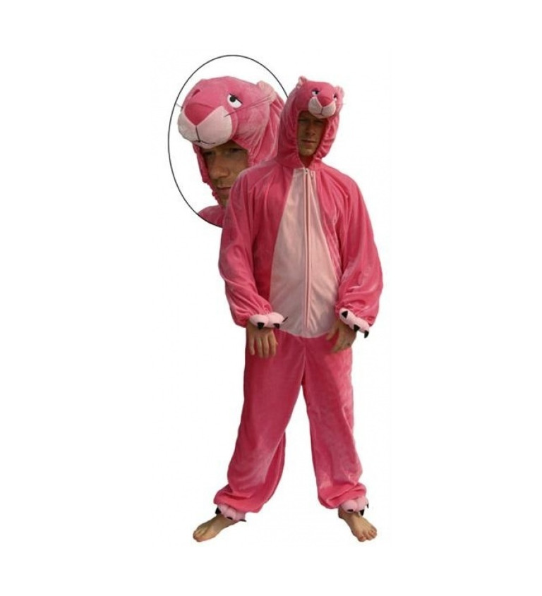 Unisex kostým Maskot - Růžový panter