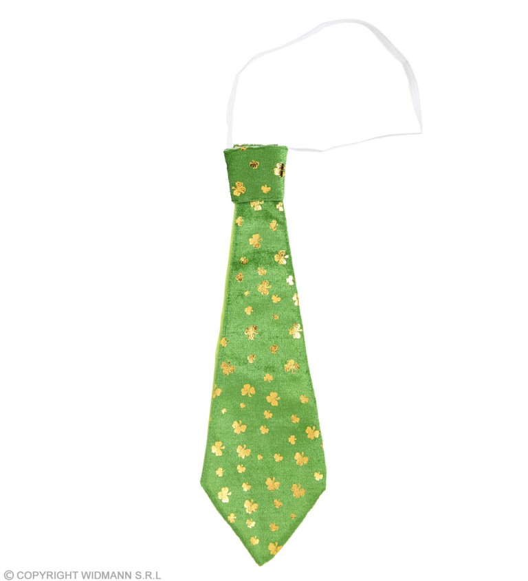 Zelená mini kravata St. Patrik