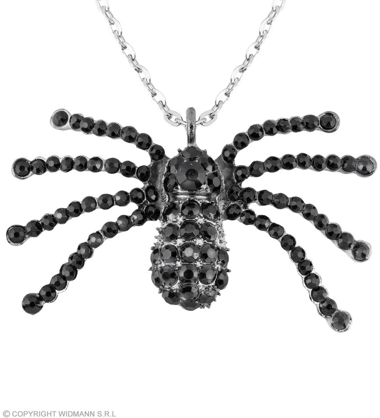 Čarodějnický náhrdelník s pavoukem