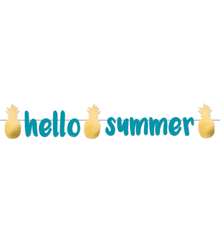 Girlanda s ananasy Hello Summer