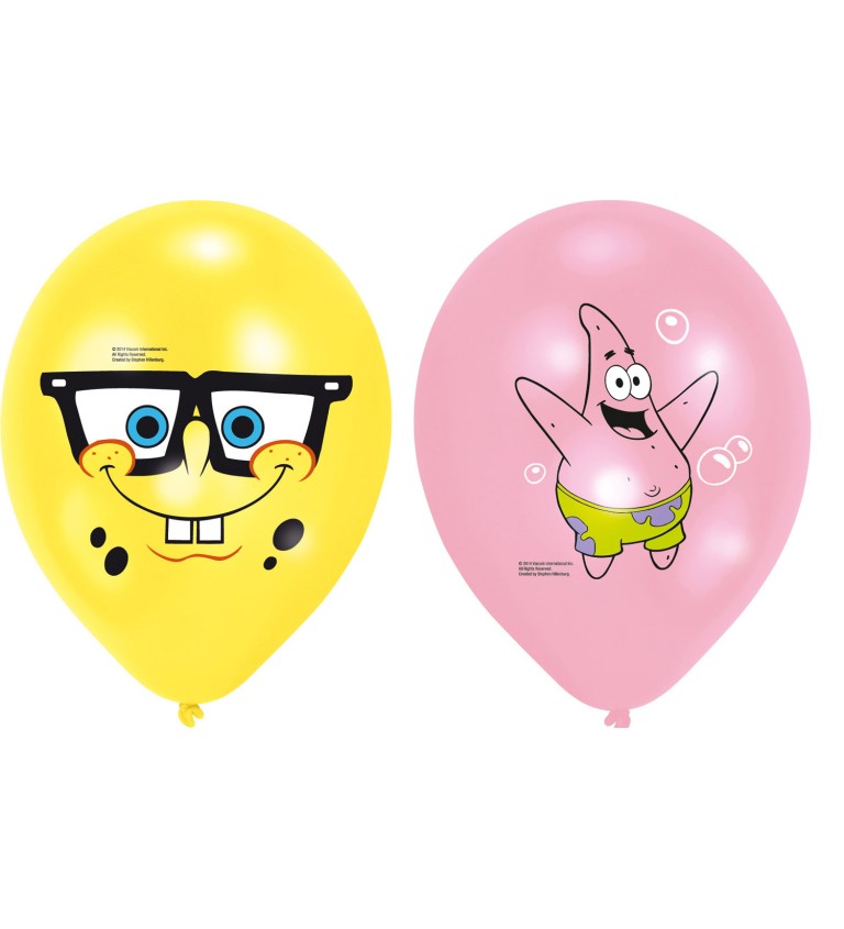 Latexové balonky SpongeBob