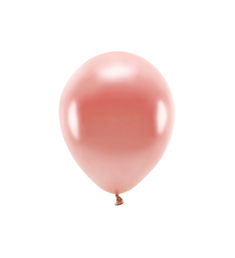 Eko balónky růžové zlato