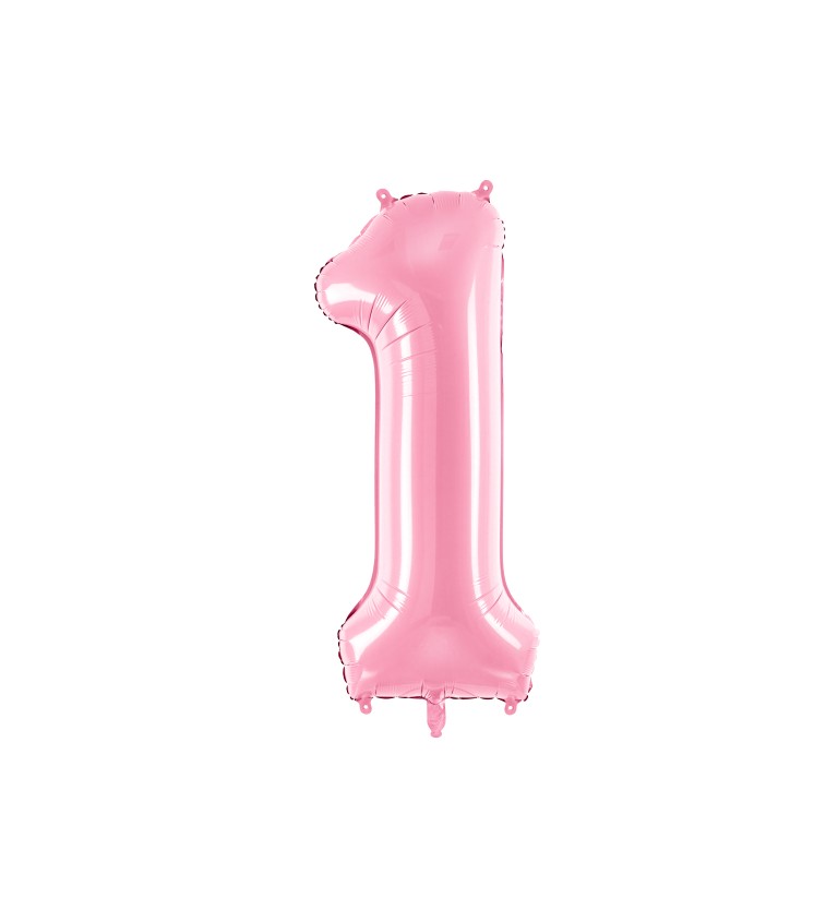 Balónek 1 růžový