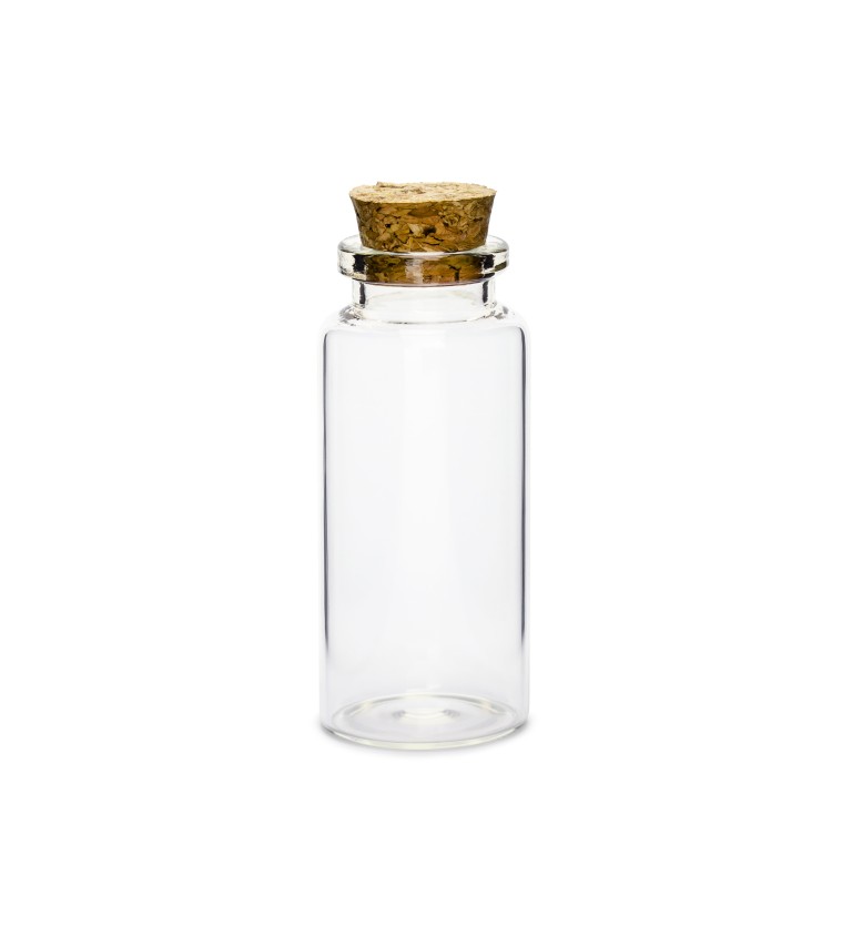 Dekorační skleněná flaška