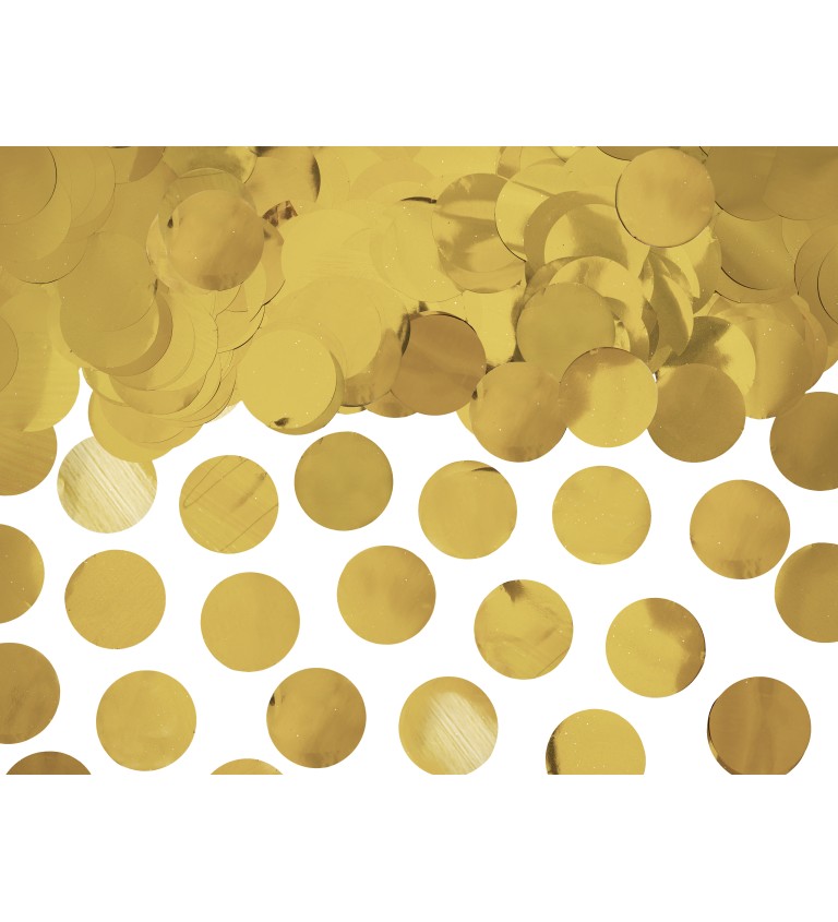 Zlatá kolečka - konfety