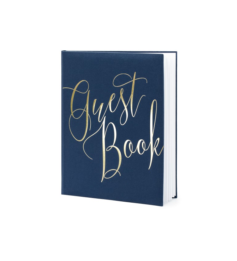 Svatební kniha Guest Book - modrá