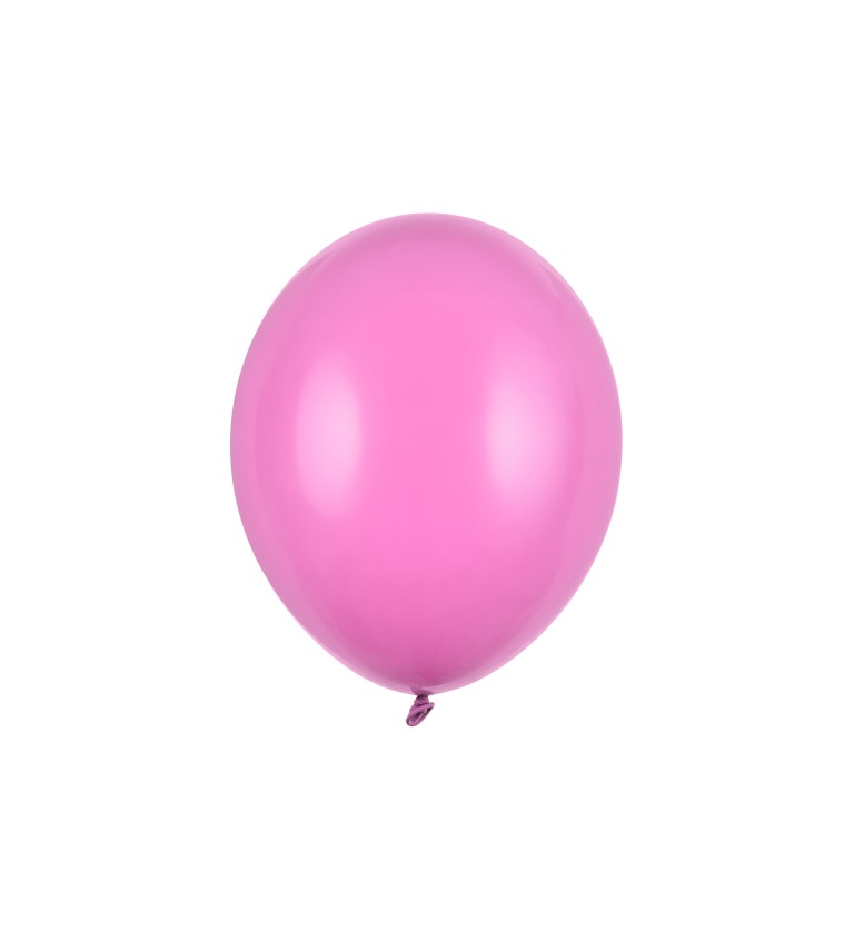 Fuchsiové pastelové balónky sada