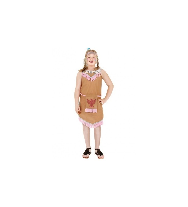 Dětský dívčí kostým - Indiánka deluxe